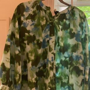 Tuckernuck green blouse